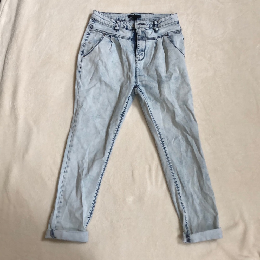 Washed Blue Jeans